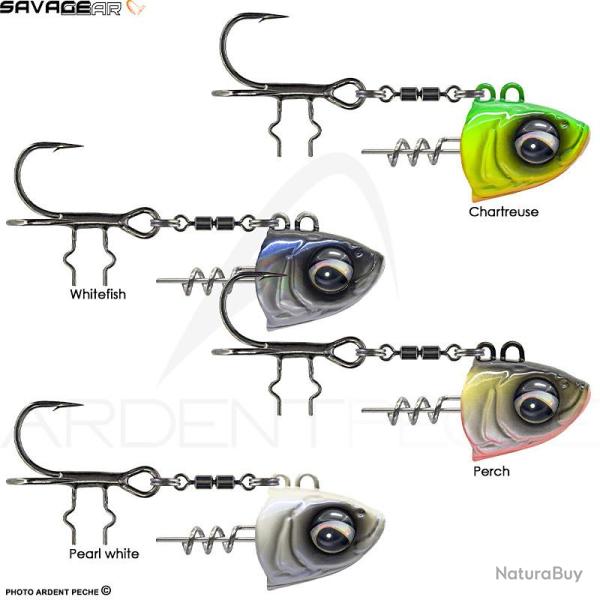 T�te plomb�e SAVAGE GEAR Monster vertical Whitefish 40g H1