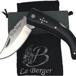 Couteau Tempu Le Berger (Manche au Choix) Noir Stamina