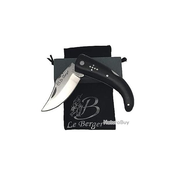 Couteau Tempu Le Berger (Manche au Choix) Noir Stamina