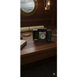 Pendule d'officier de marine ancienne 19e si&egrave;cle