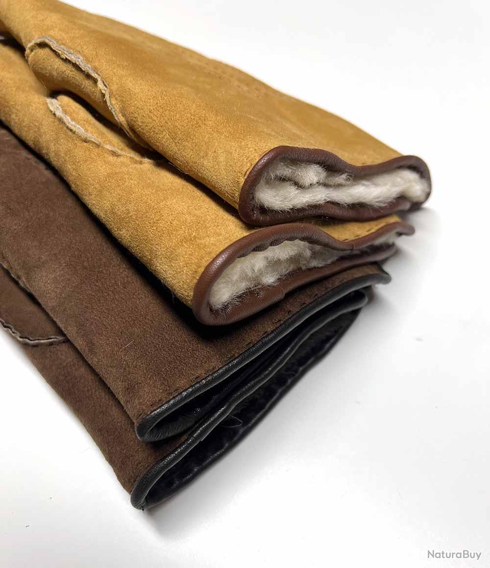 Gants en peau de mouton retournée pour hommes | Gants Parisi
