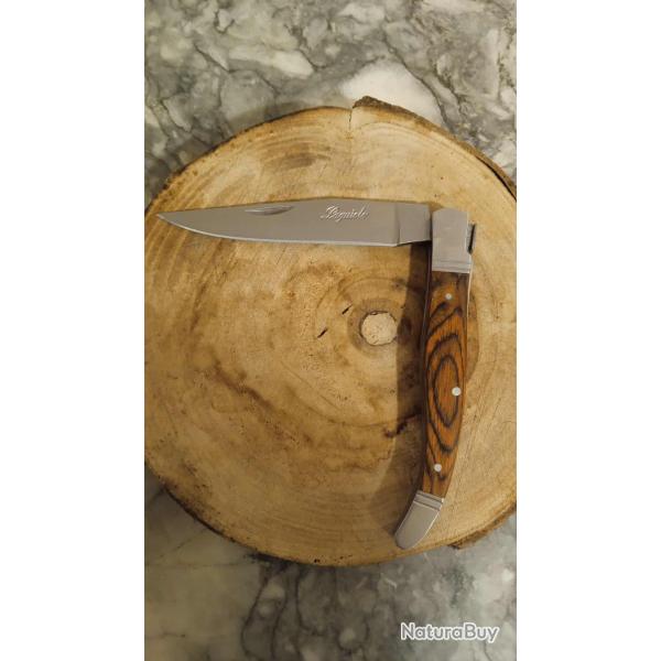 Couteau laguiole manche bois neuf