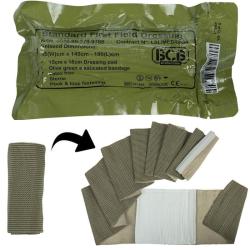 Pansement compressif BCB Standard First Field Dressing 15x18cm