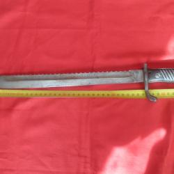 baionnette allemande dents de scie