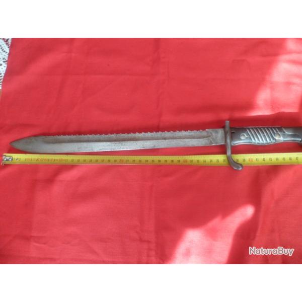 baionnette allemande dents de scie