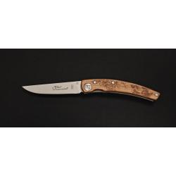 Claude Dozorme : Couteau de poche Le Thiers "Animalis" motif Sanglier