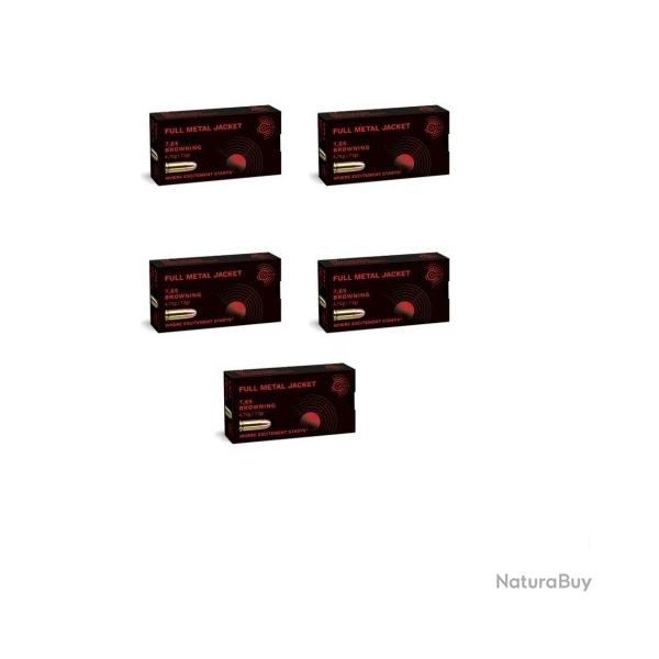 Cartouches GECO cal.9mm fmj 124gr par 250