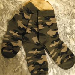 Lot de paires de chaussettes x 3 militaire camouflage armée camo ( LIVRAISON GRATUITE LETTRE VERTE )