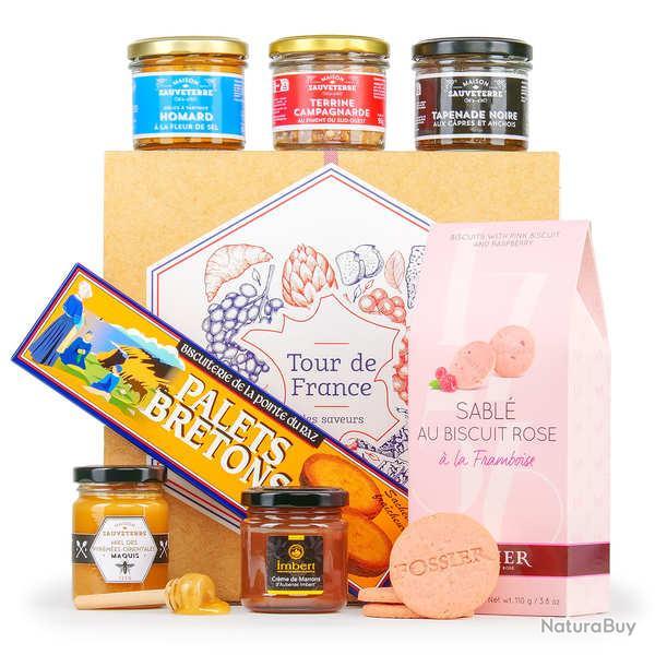 Coffret Tour de France des Saveurs - Coffret cadeau 7 produits