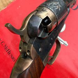 Pièce unique Revolver Navy arms co 36 PN plaqué OR