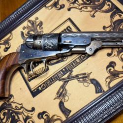 Pi&egrave;ce unique Revolver Navy arms co 36 PN plaqu&eacute; OR
