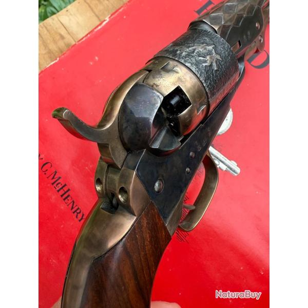 Pice unique Revolver Navy arms co 36 PN plaqu OR