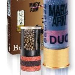 Cartouches MARY ARM B&eacute;casse Duo Cal.12 36g
