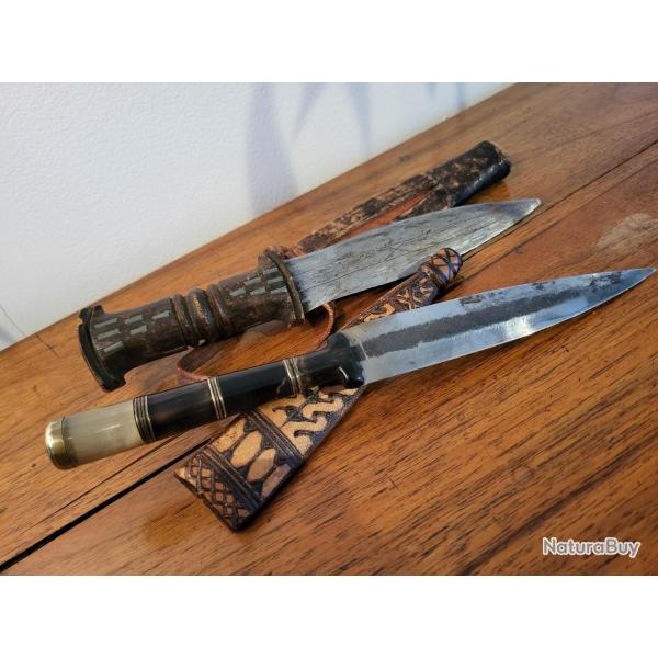 DEUX DAGUES OU POIGNARDS AFRICAIN ...