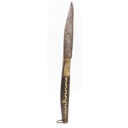 COUTEAU PLIANT ANCIEN ESPAGNOL NAVAJA CATALOGNE DU SUD - ESPAGNE XIX&egrave; XIX eme Espagne