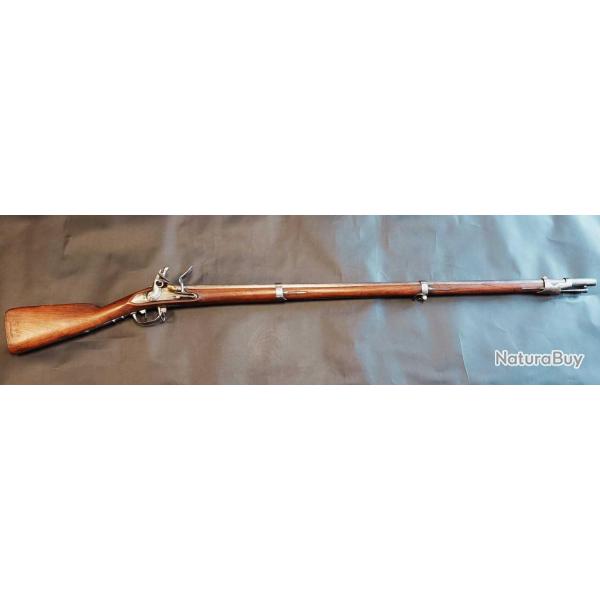 FUSIL  SILEX D'INFANTERIE MODLE 1777 CORRIG AN IX Mre IMPRIALE DE MUTZIG 1813 - FRANCE PREMIER E