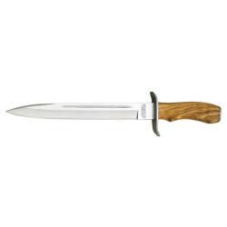 Couteau fixe Joker Dague lame 255 mm manche bois olivier