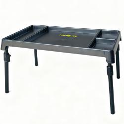 Table pour Bivvy Pro élite baits CARP BIVVY TABLE BLACK ADJUSTED LEG - 55*29*44 CM