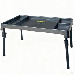 Table pour Bivvy Pro élite baits CARP BIVVY TABLE BLACK ADJUSTED LEG - 55*29*44 CM
