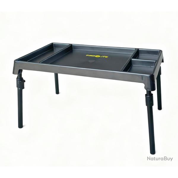 Table pour Bivvy Pro lite baits CARP BIVVY TABLE BLACK ADJUSTED LEG - 55*29*44 CM