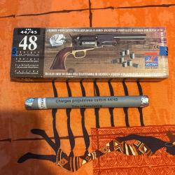 60 charges propulsives pour répliques d'armes anciennes cal 44/45
