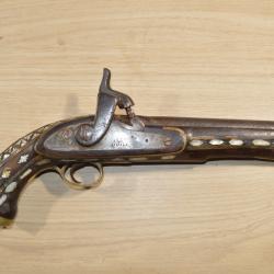 Pistolet / Revolver poudre noir Nomade modifier platine Enfield Export nord-africaine 1850/1900