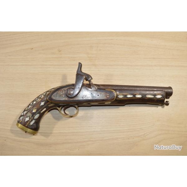 Pistolet / Revolver poudre noir Nomade modifier platine Enfield Export nord-africaine 1850/1900
