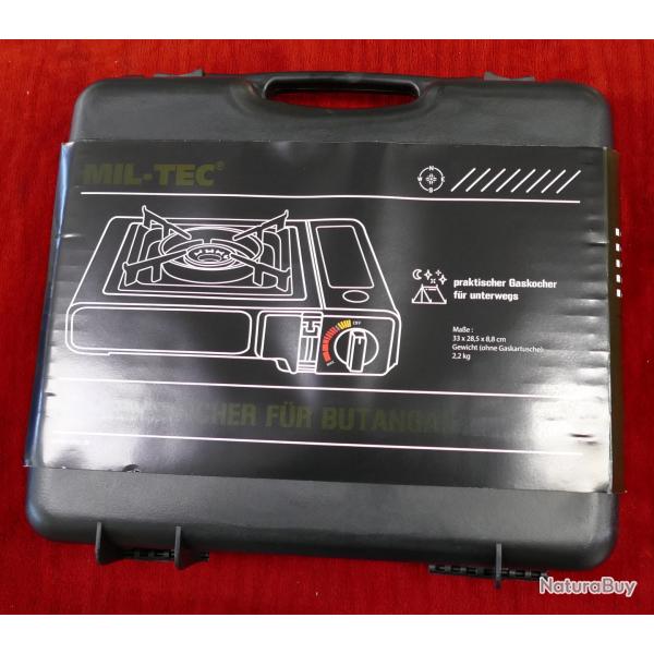 RCHAUD PORTABLE MILTEC + 4 cartouches gaz