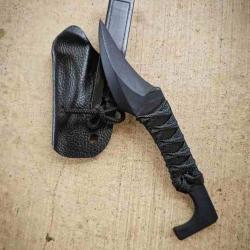 Couteau Kiridashi Revenant Corps Talon V2 Lame G10 Manche Chanvre Tsukomaki Étui USA RVC012V2