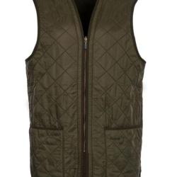 Black Friday 25 ! Gilet Polarquilt Waistcoat Zip Olive Barbour