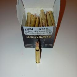 7x64 50 balles S&B