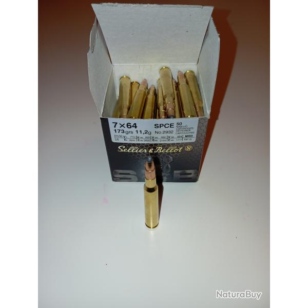 7x64 50 balles S&B