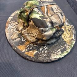 chapeau d'hiver camouflage DEER TEX t56/57 destockage chasse enchere