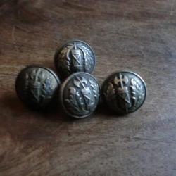 lots x 4  boutons  faisceau de licteur A.M  paris