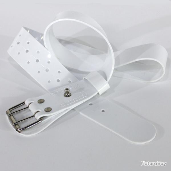 ceinturon blanc parade synthtique :gendarmerie