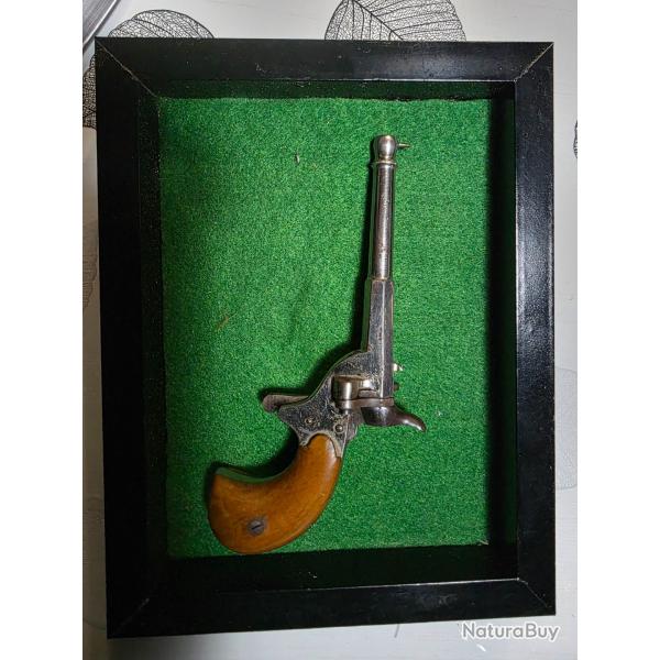 PISTOLET ALLEMAND NICKELE dit "DE CYCLISTE" CAL 22 (BOSQUETTE)