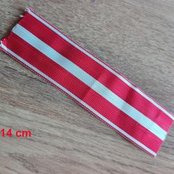 Ruban médaille Croix de la Valeur Militaire. Neuf 14 cm de L.