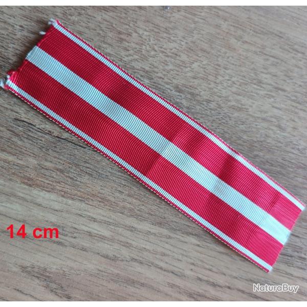 Ruban m�daille Croix de la Valeur Militaire. Neuf 14 cm de L.