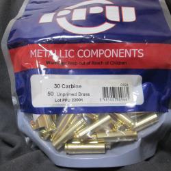 50 douilles de 30m1 CARBINE  de chez PPU