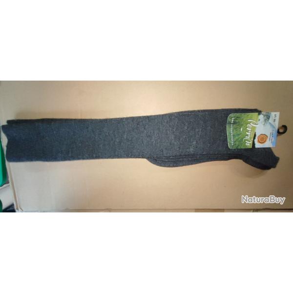 CHAUSSETTE HAUTE grise REF 511 - PERRIN - 43/44