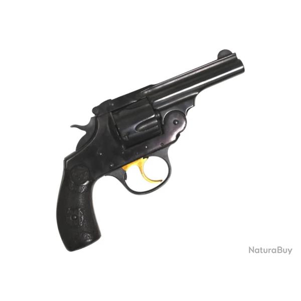 REVOLVER IVER JOHNSON GOLD TRIGGER - CALIBRE 38 S&W - CATGEORIE D
