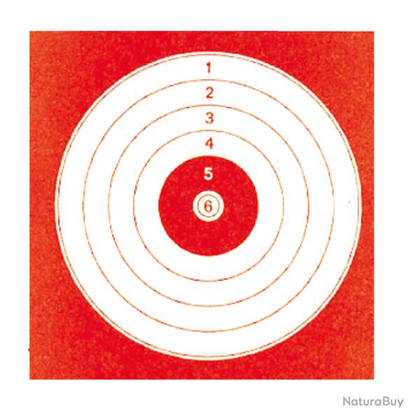Cible Carton  10 X 10 de 1  6  (paquet de 250)