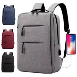 Sac pour ordinateur portable à fermeture éclair multicouche, sac à dos pour ordinateur, affaires