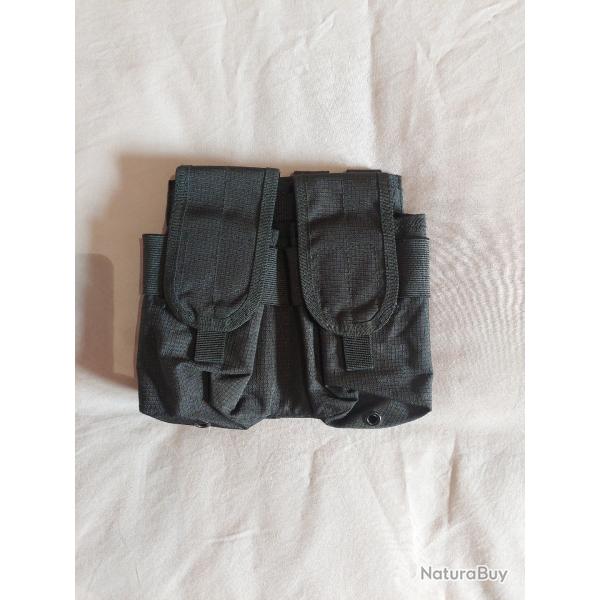 Porte chargeur double TOE Ripstop - Noir