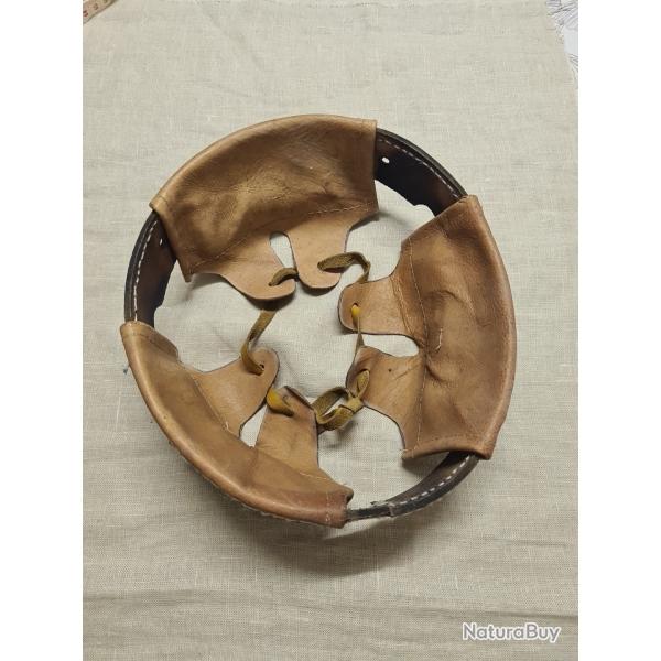 Intrieur de stalhem 17,  casque WW1 , intrieur en cuir (1)