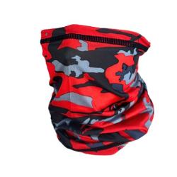 Cache cou Treillis rouge