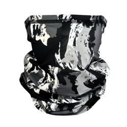 Cache cou graffiti blanc/noir