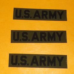 TISSU  :   ARMEE AMERICAINE :  LOT DE 3 TISSUS   U.S ARMY   DIMENSION 11 CM    , BON ETAT VOIR PHOTO