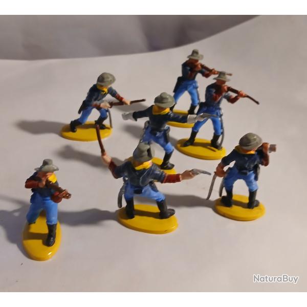 LOT DE SOLDATS US CAVALERY, BRITAIN MADE IN HONG KONG