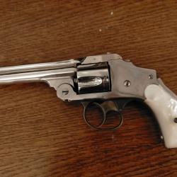 REVOLVER SMITH ET WESSON SAFETY TOP BREAK 38SW NACRÉ